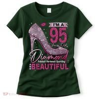 I'M A 95 Years Old Diamond 95 And Fabulous 95th Birthday Women's T-Shirt thumb 0