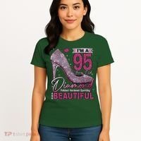 I'M A 95 Years Old Diamond 95 And Fabulous 95th Birthday Women's T-Shirt thumb 4