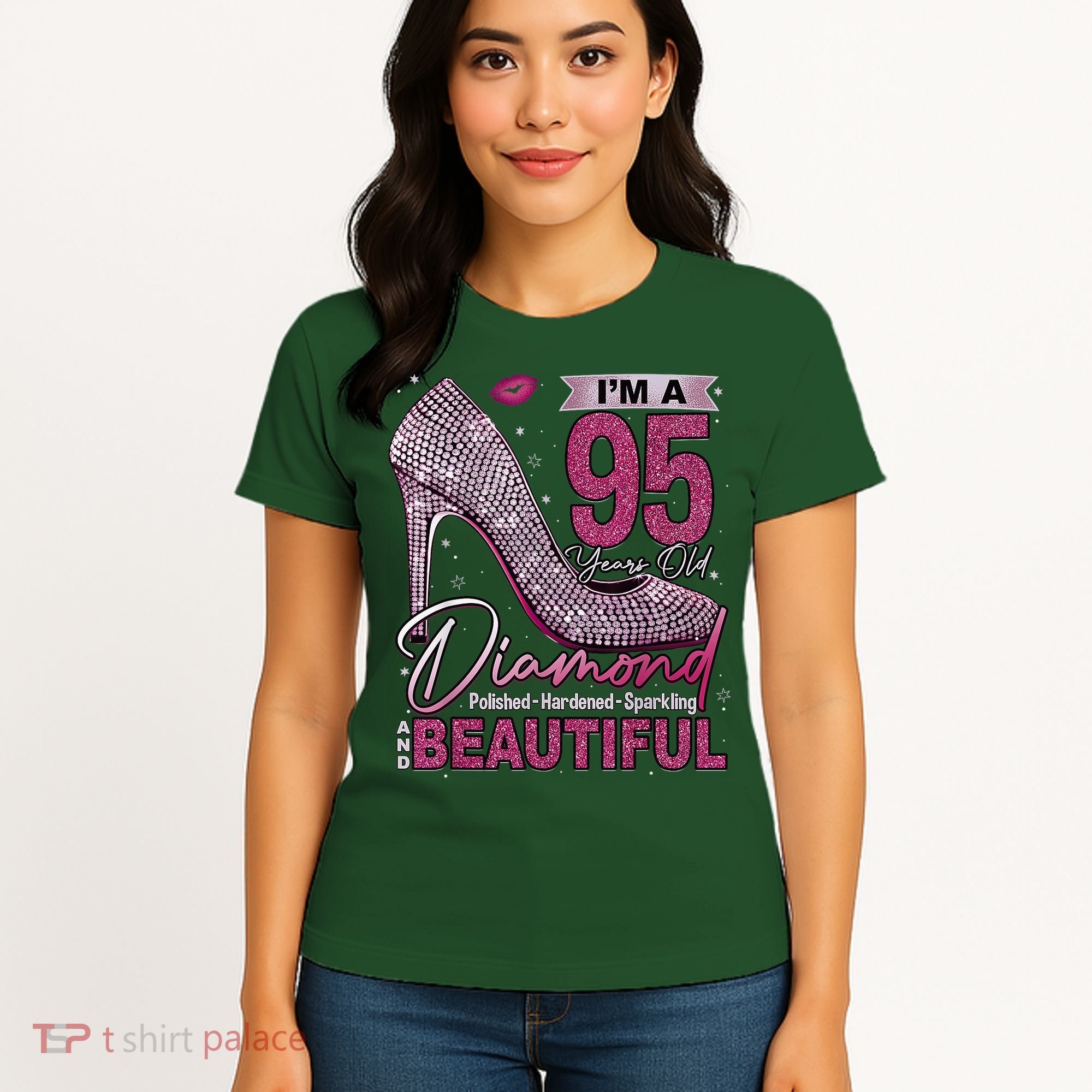I'M A 95 Years Old Diamond 95 And Fabulous 95th Birthday Women's T-Shirt