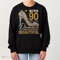 I'M A 90 Years Old Diamond 90 And Fabulous Birthday Women's Sweatshirt thumb 0