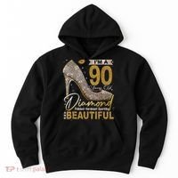 I'M A 90 Years Old Diamond 90 And Fabulous Birthday Hoodie thumb 0