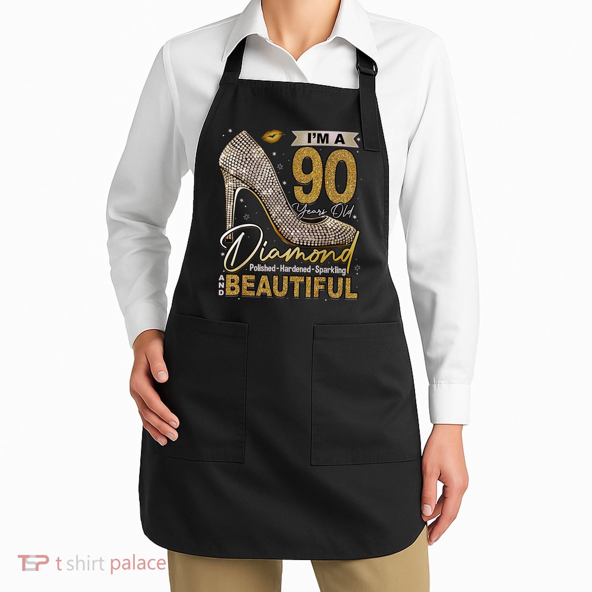 I'M A 90 Years Old Diamond 90 And Fabulous Birthday Apron