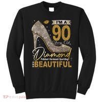 I'M A 90 Years Old Diamond 90 And Fabulous Birthday Sweatshirt thumb 0