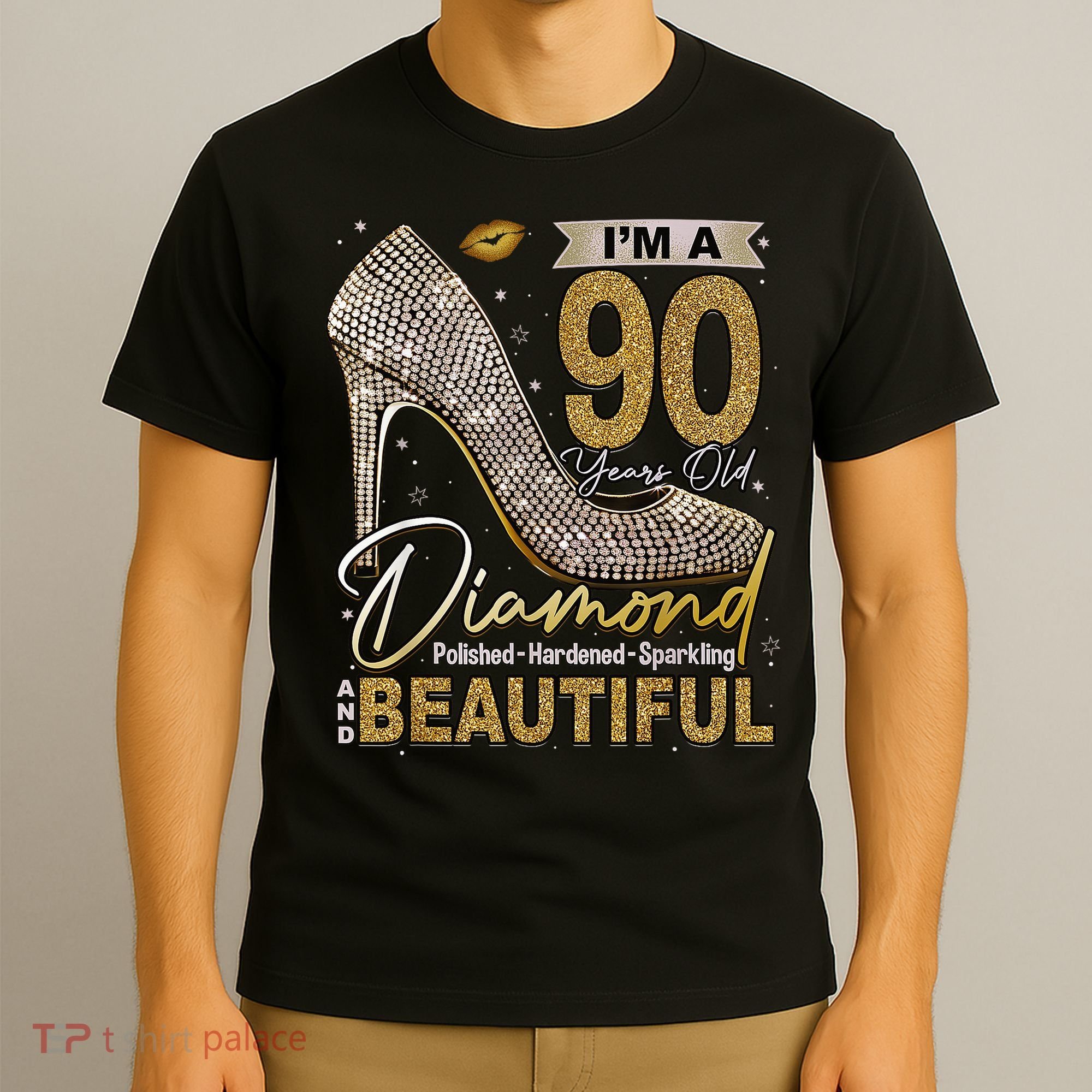 I'M A 90 Years Old Diamond 90 And Fabulous Birthday T-Shirt