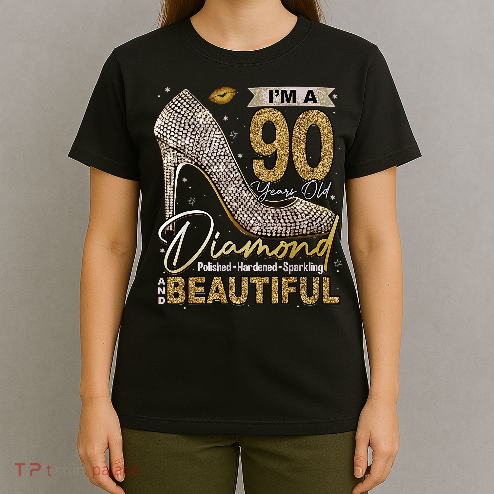 I'M A 90 Years Old Diamond 90 And Fabulous Birthday T-Shirt
