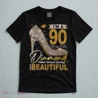 I'M A 90 Years Old Diamond 90 And Fabulous Birthday T-Shirt thumb 5