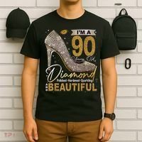 I'M A 90 Years Old Diamond 90 And Fabulous Birthday T-Shirt thumb 6
