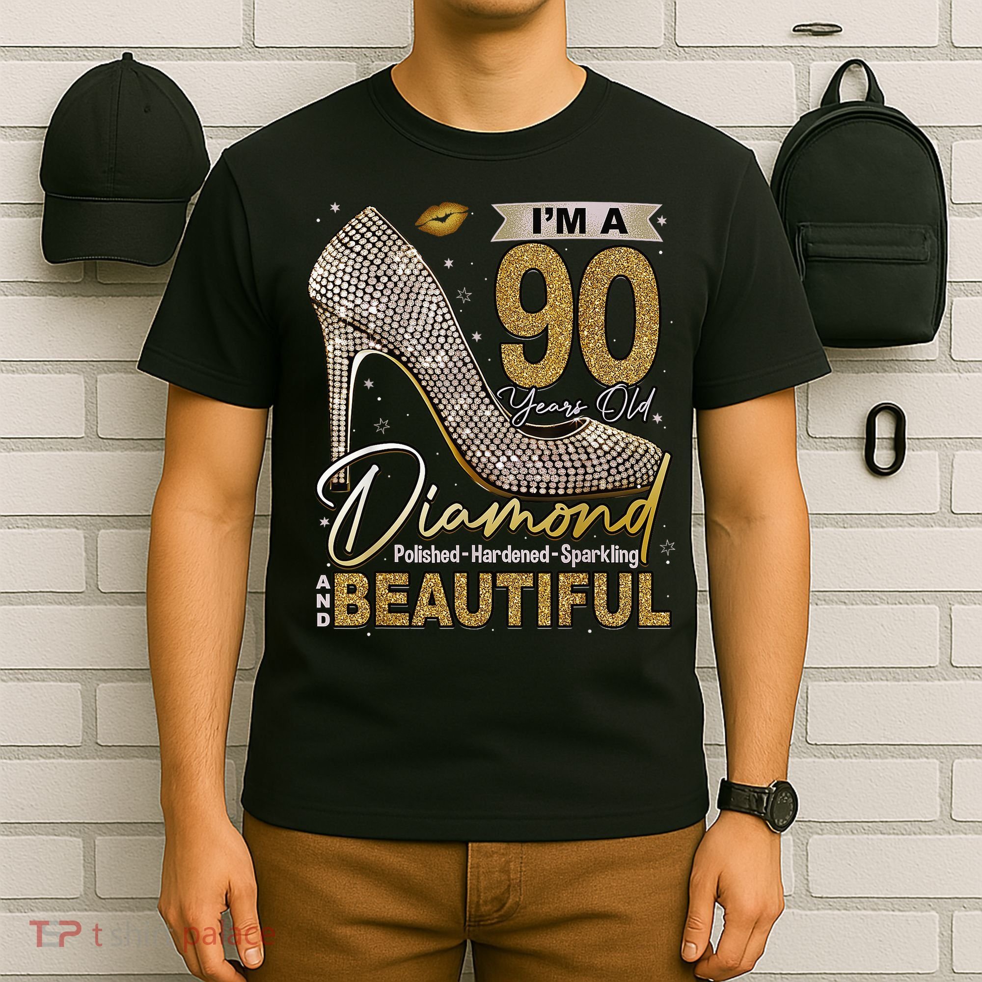 I'M A 90 Years Old Diamond 90 And Fabulous Birthday T-Shirt