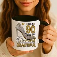 I'M A 90 Years Old Diamond 90 And Fabulous Birthday Coffee Mug thumb 3