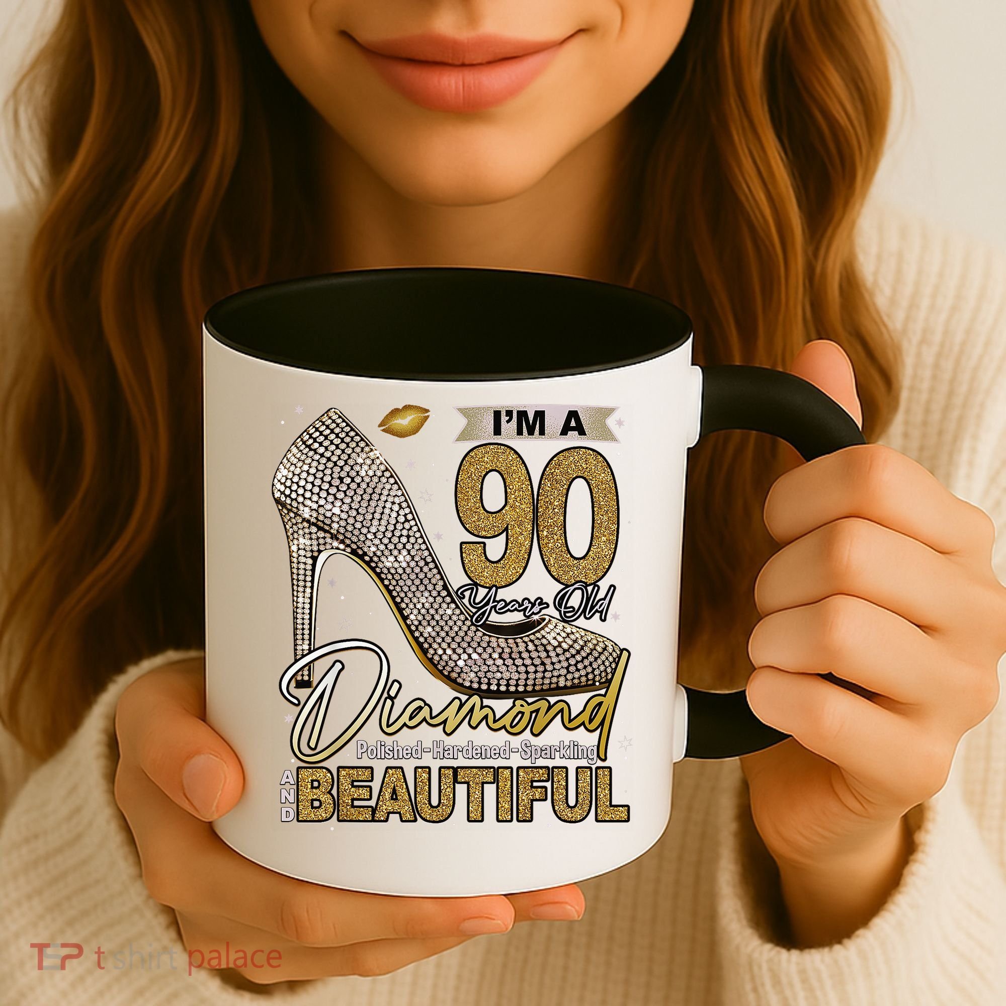 I'M A 90 Years Old Diamond 90 And Fabulous Birthday Coffee Mug