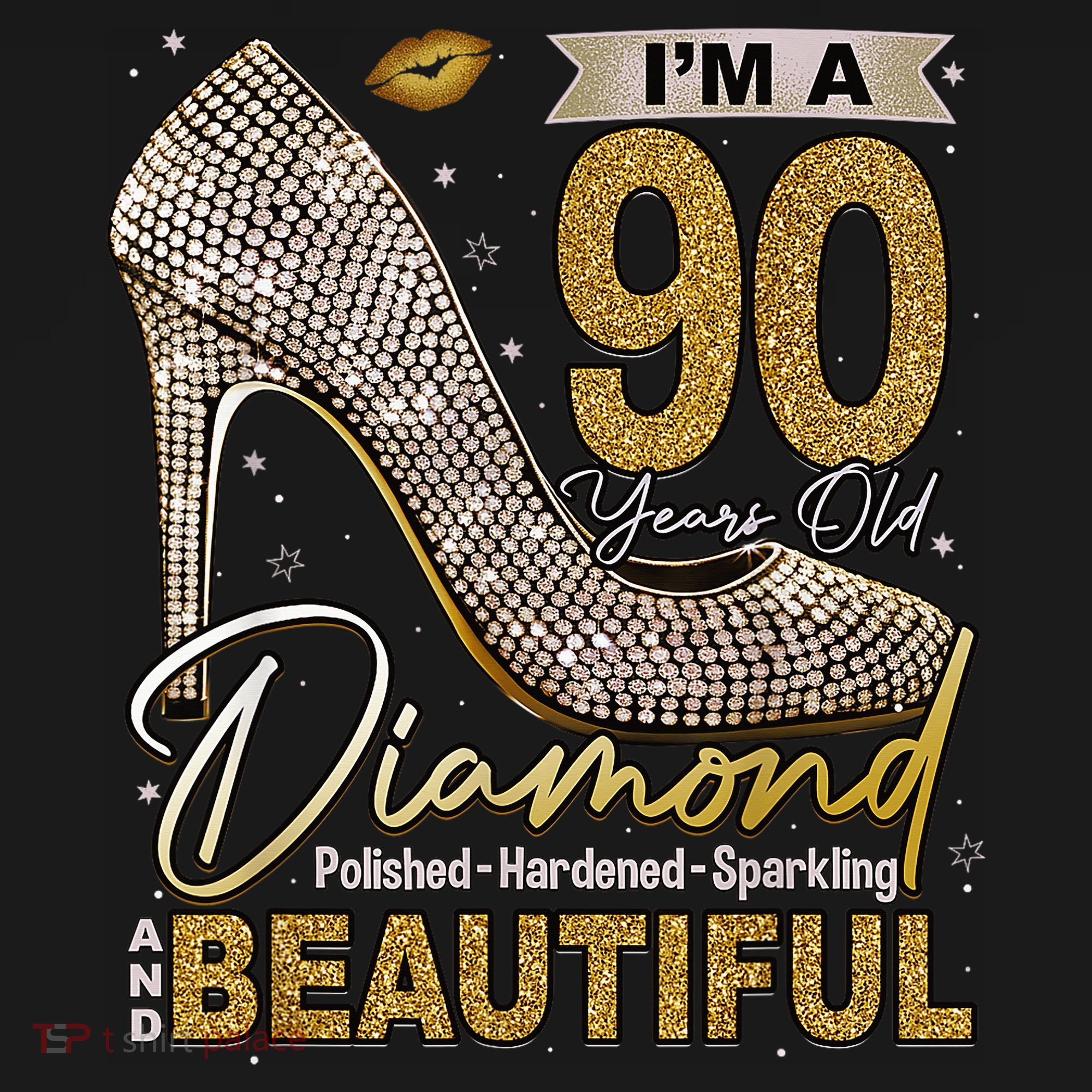 I'M A 90 Years Old Diamond 90 And Fabulous Birthday Women's Hoodie