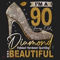 I'M A 90 Years Old Diamond 90 And Fabulous Birthday 40oz Vacuum Insulated Stainless Steel Travel Tumbler thumb 4