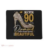I'M A 90 Years Old Diamond 90 And Fabulous Birthday Mousepad thumb 0