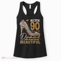 I'M A 90 Years Old Diamond 90 And Fabulous Birthday Women's Tank Top thumb 0
