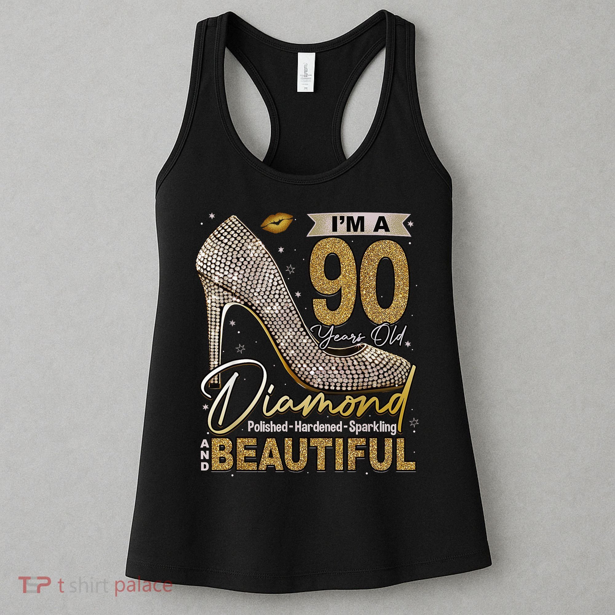 I'M A 90 Years Old Diamond 90 And Fabulous Birthday Women's Tank Top
