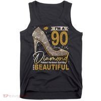 I'M A 90 Years Old Diamond 90 And Fabulous Birthday Tank Top thumb 0