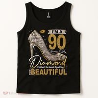 I'M A 90 Years Old Diamond 90 And Fabulous Birthday Tank Top thumb 2