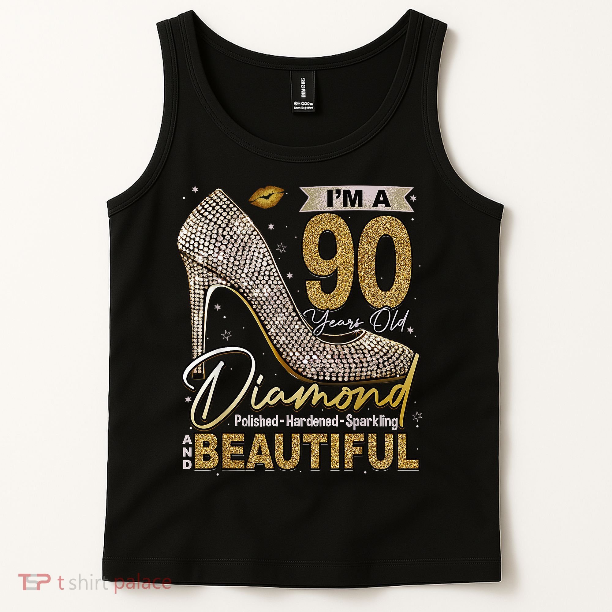 I'M A 90 Years Old Diamond 90 And Fabulous Birthday Tank Top