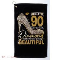 I'M A 90 Years Old Diamond 90 And Fabulous Birthday Golf Towel thumb 0