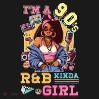 IM A 90s Kinda Girl Rnb Hip Hop Soul Music Women's Tank Top thumb 5