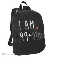 I Am 99 Plus Middle Finger Funny 100th Birthday Port Authority Crush Ripstop Backpack thumb 0