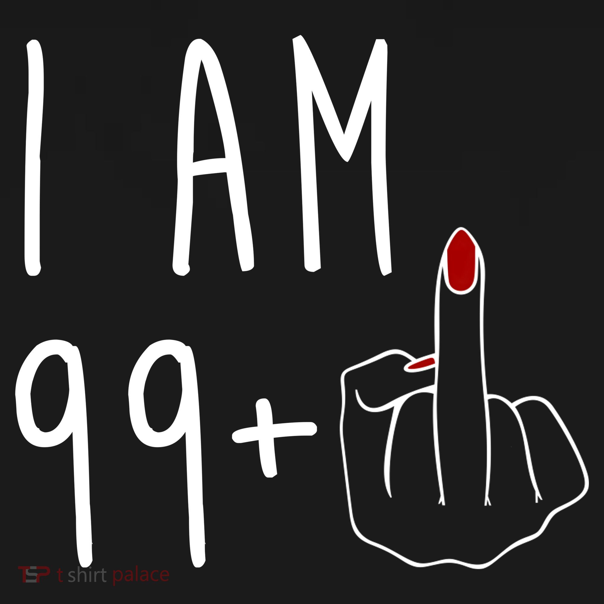 I Am 99 Plus Middle Finger Funny 100th Birthday Coaster