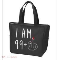 I Am 99 Plus Middle Finger Funny 100th Birthday Tote Bag thumb 3