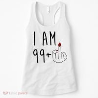 I Am 99 Plus Middle Finger Funny 100th Birthday Women's Tank Top thumb 0