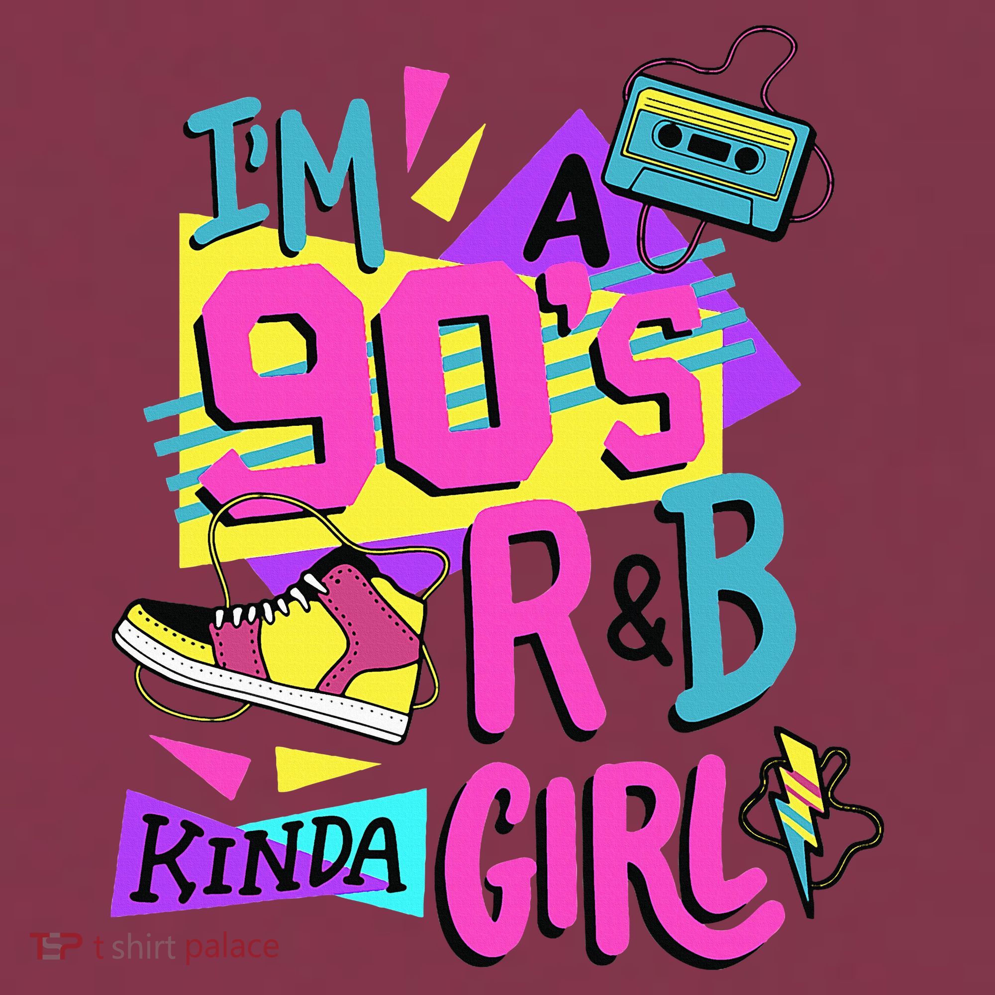 IM A 90S R&B Kinda Girl 16oz Travel Tumbler
