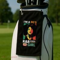 IM A 90S R&B Kinda Girl Golf Towel thumb 2