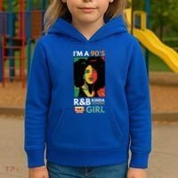 IM A 90S R&B Kinda Girl Kids Hoodie thumb 3