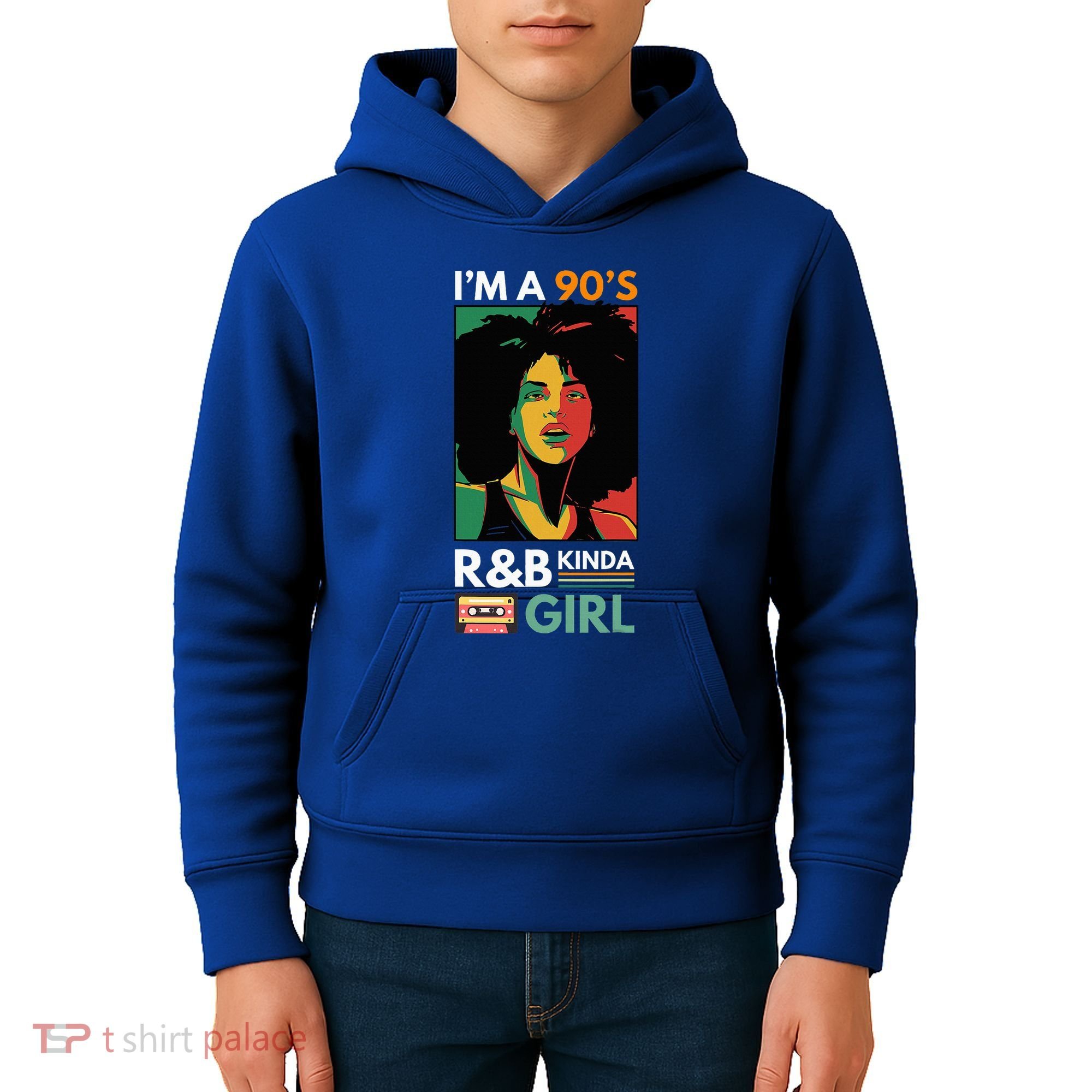 IM A 90S R&B Kinda Girl Kids Hoodie
