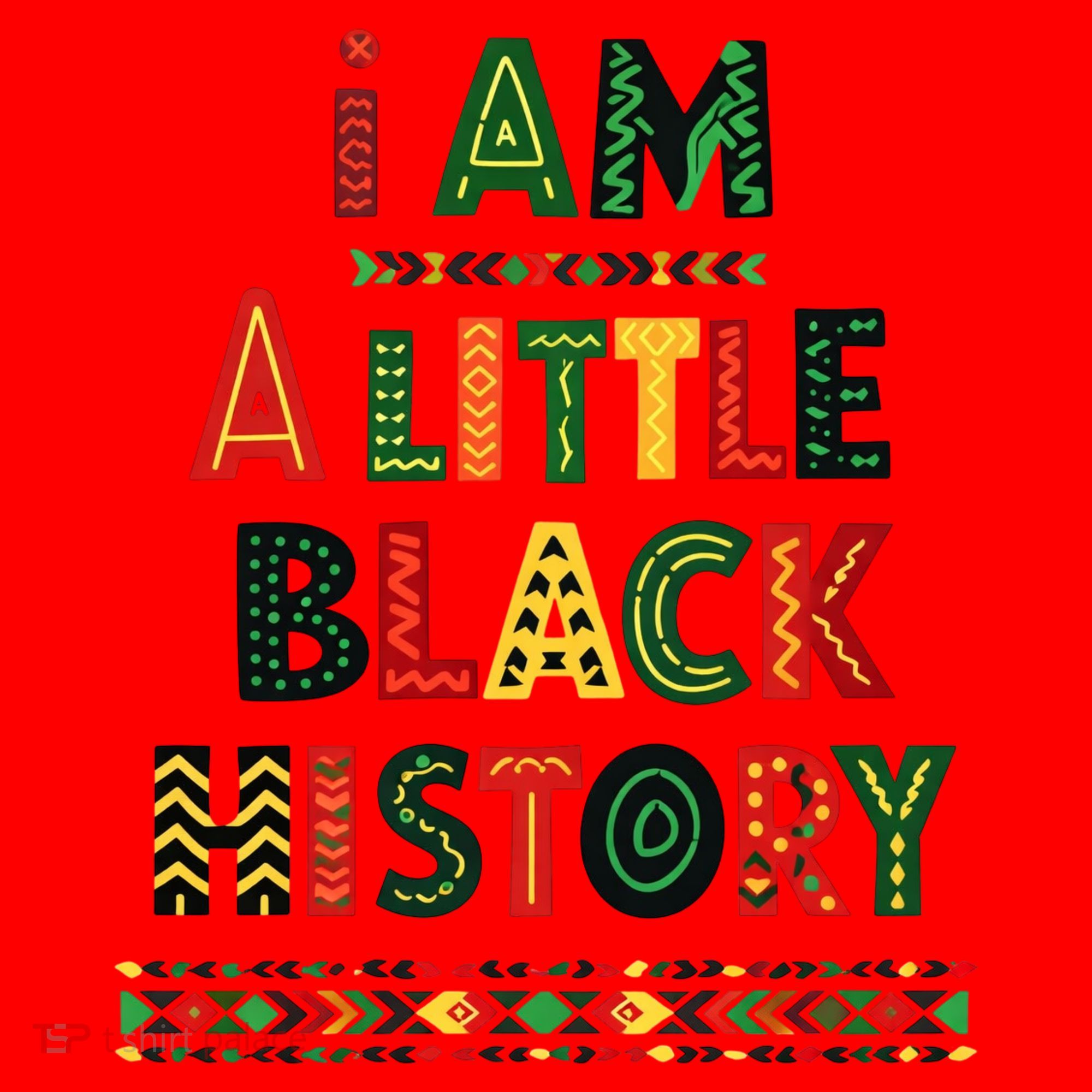 I Am A Little Black History Pride Santa Hat