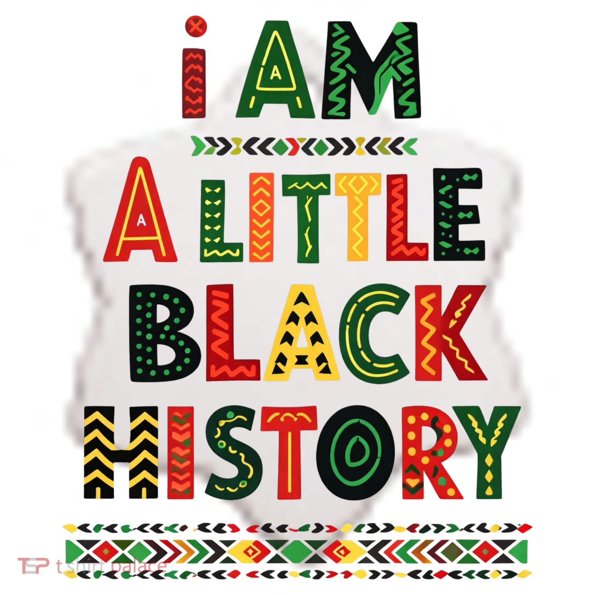 I Am A Little Black History Pride Ceramic Ornament