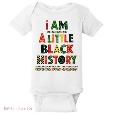I Am A Little Black History Pride Baby Bodysuit