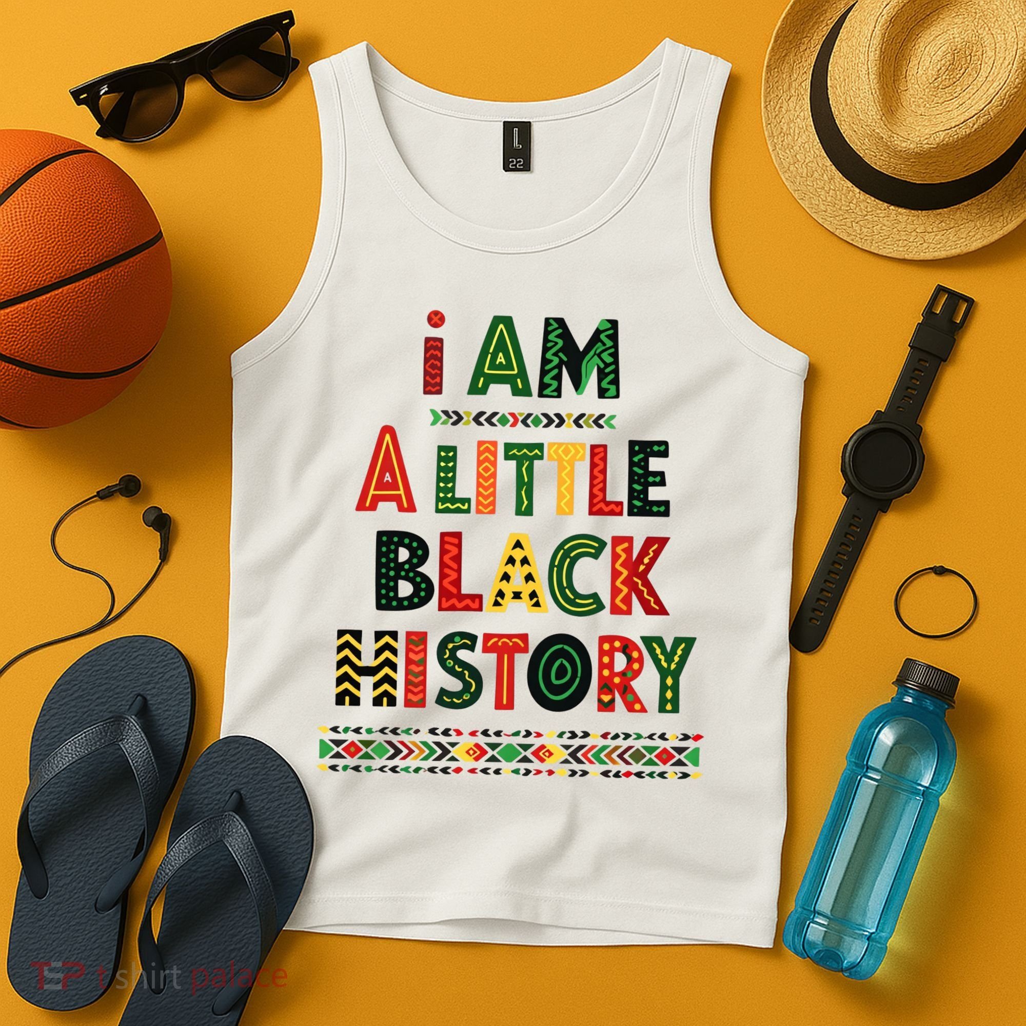 I Am A Little Black History Pride Tank Top