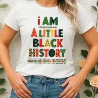 I Am A Little Black History Pride Women's T-Shirt thumb 2