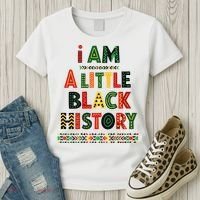 I Am A Little Black History Pride Women's T-Shirt thumb 3