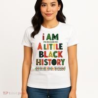 I Am A Little Black History Pride Women's T-Shirt thumb 4