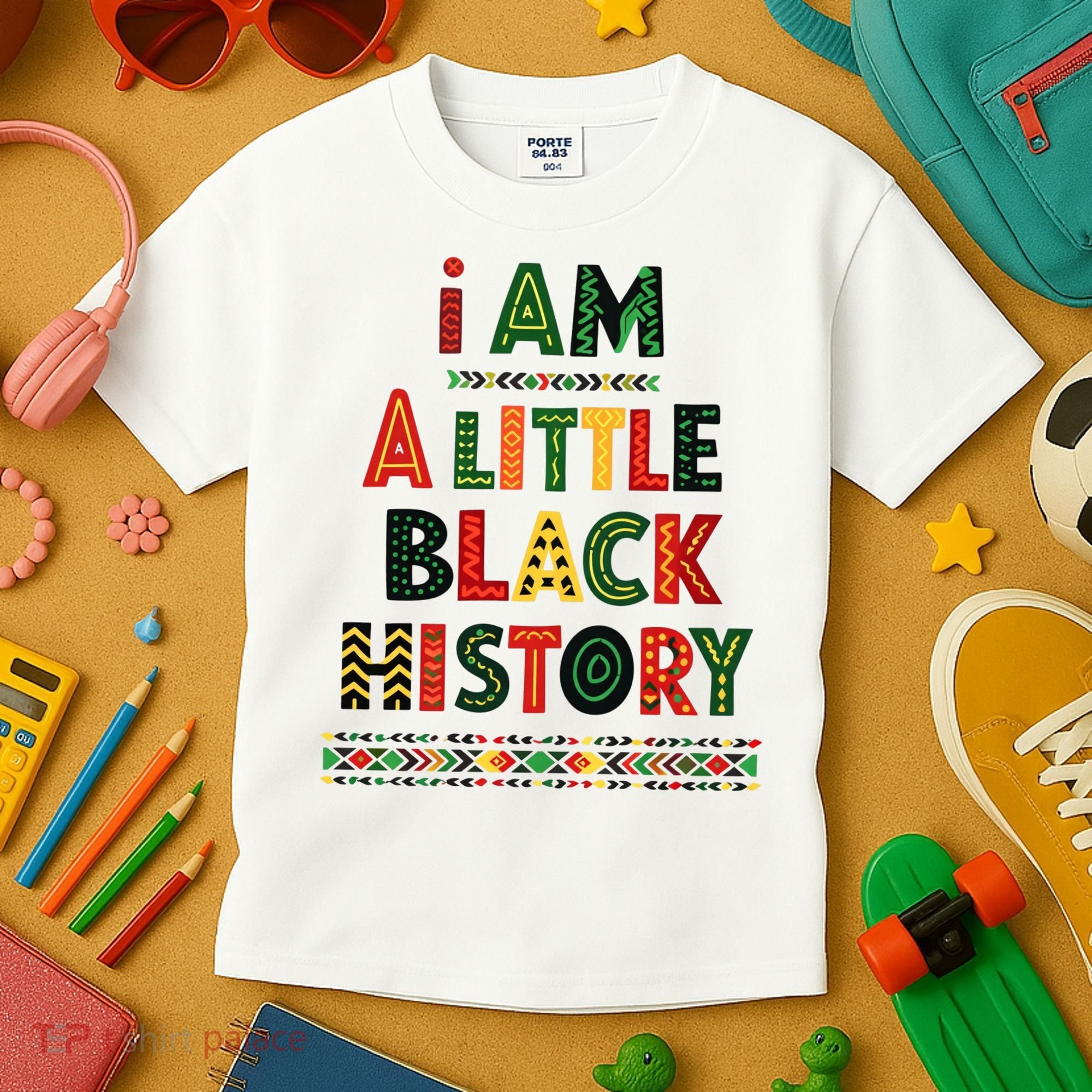 I Am A Little Black History Pride Kids T-Shirt