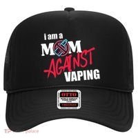 I Am A Mom Against Vaping Non Smoker Anti Vape Supporter Hat thumb 0