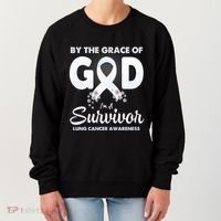I Am A Survivor Lung Cancer Survivor Women's Sweatshirt thumb 0