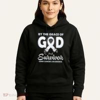 I Am A Survivor Lung Cancer Survivor Hoodie thumb 5