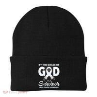 I Am A Survivor Lung Cancer Survivor Beanie thumb 0