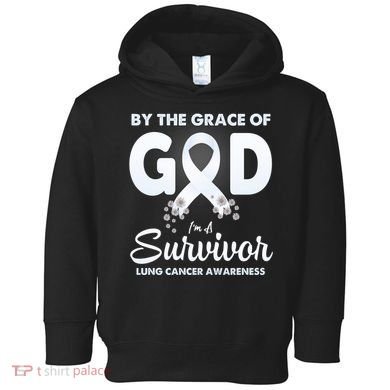 I Am A Survivor Lung Cancer Survivor Toddler Hoodie