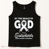 I Am A Survivor Lung Cancer Survivor Tank Top thumb 2