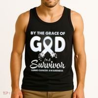 I Am A Survivor Lung Cancer Survivor Tank Top thumb 3