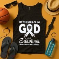 I Am A Survivor Lung Cancer Survivor Tank Top thumb 4
