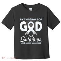 I Am A Survivor Lung Cancer Survivor Toddler T-Shirt thumb 0
