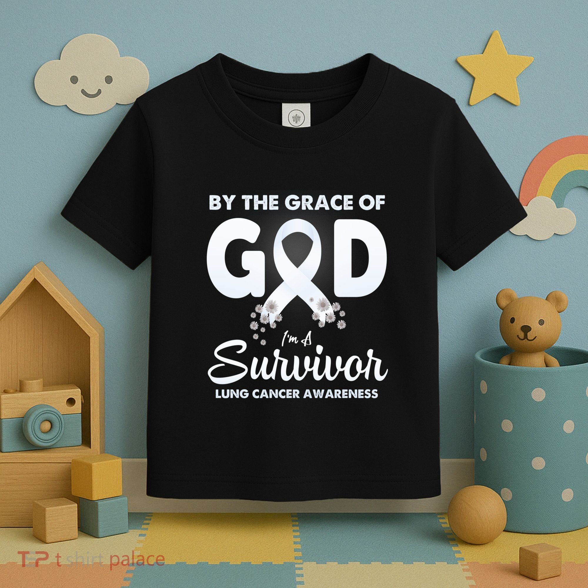 I Am A Survivor Lung Cancer Survivor Toddler T-Shirt